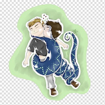 Nagastiel and Dean, watercolor transparent background PNG clipart