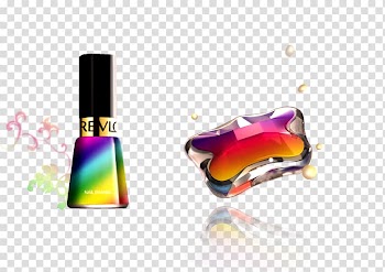 Nail polish Cosmetics Poster, Colorful Nail Polish transparent background PNG clipart