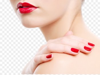 Nail polish Manicure Beauty Parlour Pedicure - Red lips red nails 