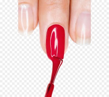 Nail polish Nail art Gel nails Manicure - Red nail polish 