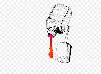 Nail polish Nail art Nail salon Illustration - Graffiti Nail Polish 