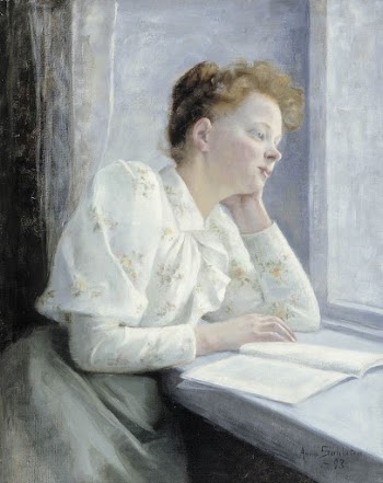 Nainen ikkunan &auml;&auml;ress&auml;, 1893, Anna | Free Photo - rawpixel