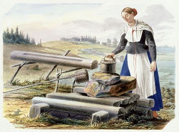 Nainen kaivolla, 1830 - 1899 | Free Photo - rawpixel
