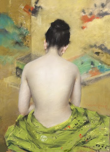 Naked Japanese woman posing sensually | Free Photo Illustration - rawpixel