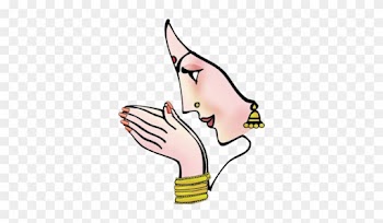 Namaste - Indian Wedding Clipart Png