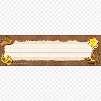 Name Plates & Tags Name tag Cowboy Horse Western - name plate 