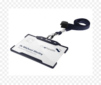 Name tag Lanyard Badge Pin Plastic - Lanyard 