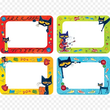 Name tag Paper Cat Label - Cat 