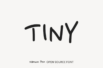 Nanum Pen open source font | Free Font Add-on - rawpixel