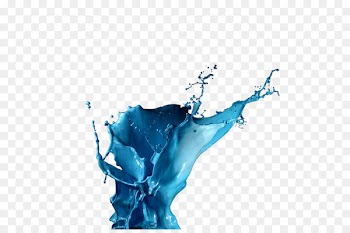 Nanyang Academy of Fine Arts Blue Paint Splash Creativity - Color Paint 