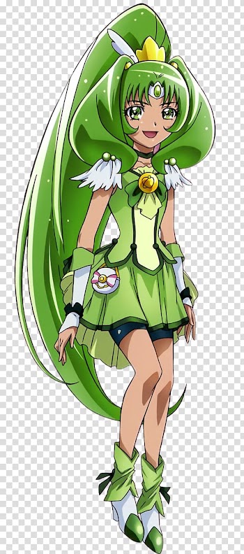 Nao Midorikawa Pretty Cure Magical girl Anime Toei Television Production, Anime transparent background PNG clipart