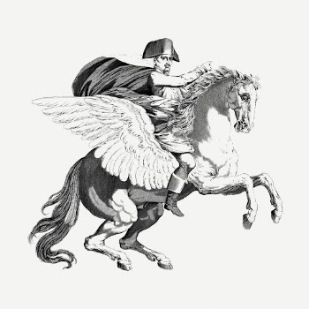 Napoleon on pegasus drawing, vintage | Free PSD - rawpixel