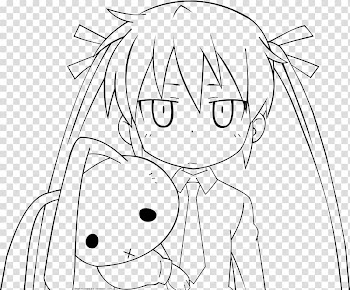 Naruto Uzumaki Line art Anime Drawing Chibi, line drawing transparent background PNG clipart