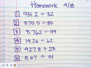 Nate Mack Fifth Grade - Homework and Assignments