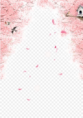 National Cherry Blossom Festival Poster Advertising Tmall - Cherry blossoms 