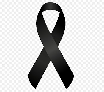 National day of mourning Condolences Death 2017 Barcelona attack - ribbon 