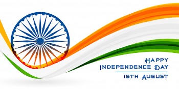 National independence day of india flag Free Vector