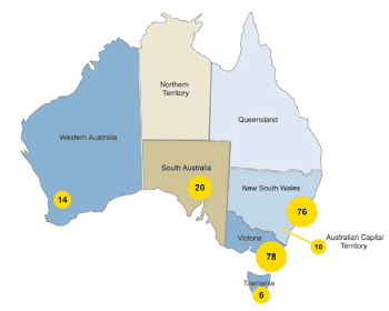 National Map of People Seeking Asylum Studying at university on a ...