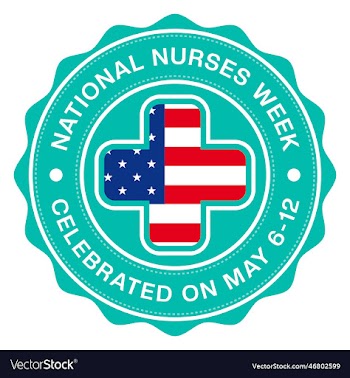 national nurses day badge national nurses week