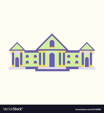 National universitie for education and vector image