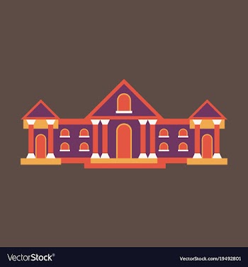 National universitie for education and vector image