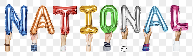 National word png, hands holding | Free PNG - rawpixel