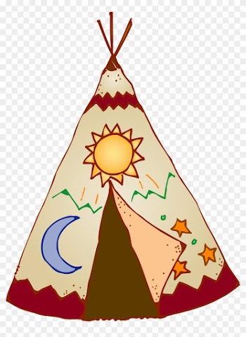 Native American Teepee Clipart - Cartoon Teepee Png