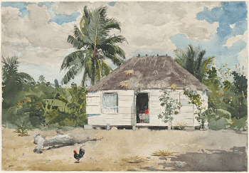 Native hut at Nassau (1885) | Free Photo - rawpixel