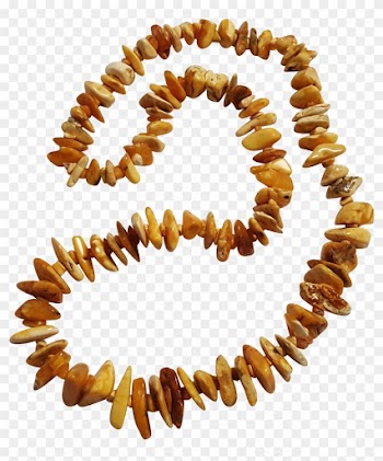 Natural Baltic Amber Necklace Egg Yolk Butterscotch - Bead