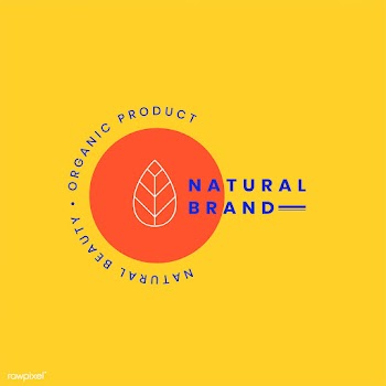 Natural brand logo badge design | Free stock vector - 464072