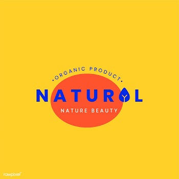 Natural brand logo badge design | Free stock vector - 464138