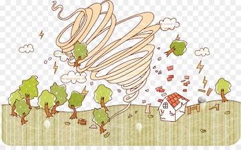Natural disaster Cartoon Tornado - Crazy Tornado 
