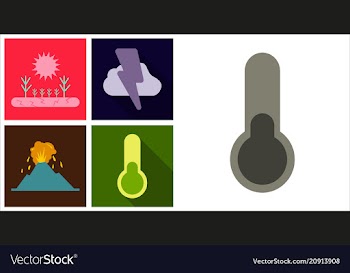 Natural disaster for natural disaster contains vector image