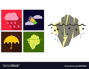 Natural disaster for natural disaster contains vector image