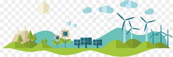 Natural environment Renewable energy Sustainability Material - Vector field views 