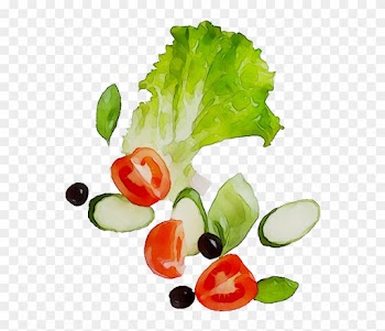 Natural Foods Clipart Lettuce Vegetarian Cuisine Food - Seedless Fruit