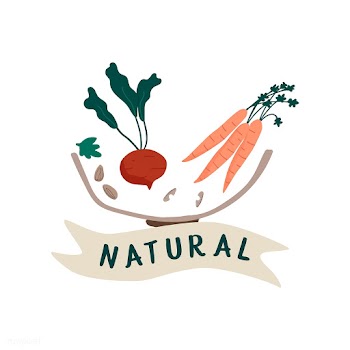 Natural fresh food badge vector | Free stock vector - 516533