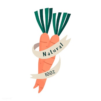 Natural fresh food badge vector | Free stock vector - 516542