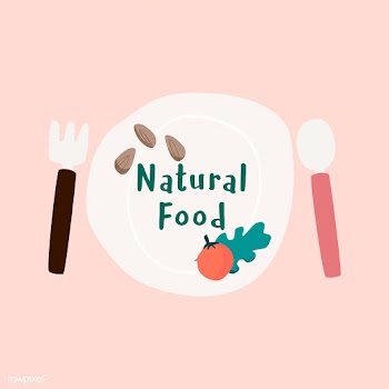 Natural fresh food badge vector | Free stock vector - 516551