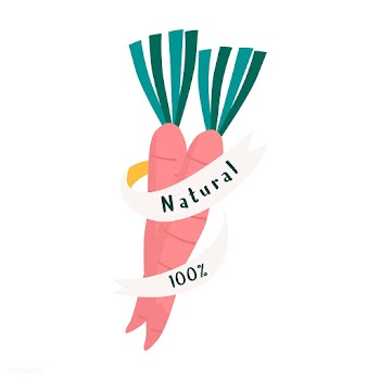 Natural fresh food badge vector | Free stock vector - 516558