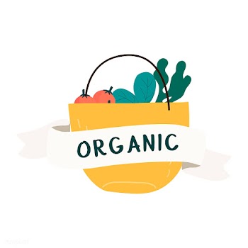 Natural fresh food badge vector | Free stock vector - 516576