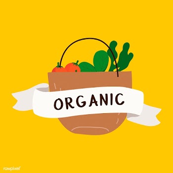 Natural fresh food badge vector | Free stock vector - 516592