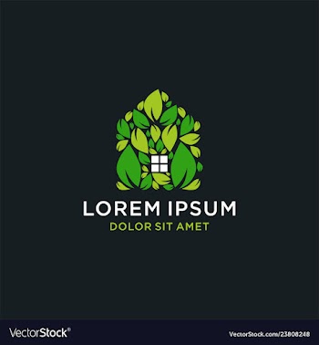 natural home logo design
