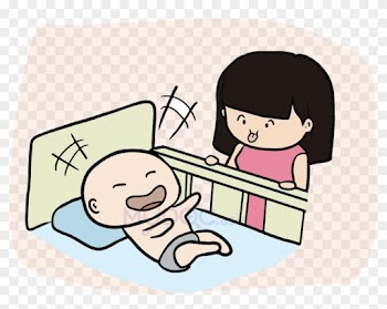 Natural Labour Vs Caesarean Section - Cartoon