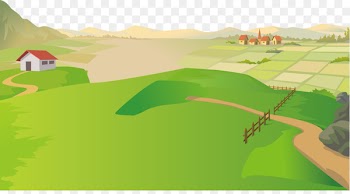 Natural landscape Cartoon Nature - Background decoration design vector 