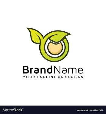 Natural logo design vector image
