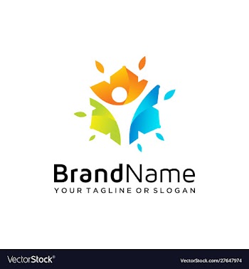 Natural logo design vector image