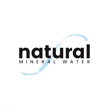 Natural mineral water logo vector | Free stock vector - 466577