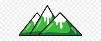 Natural Mountains With Snow In The Tip Design - Design