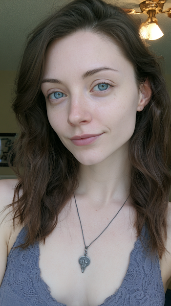 Natural Portrait of a Young Woman